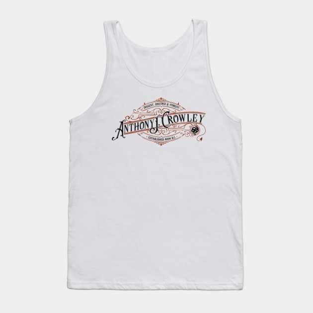 Good Omens: Anthony J. Crowley Tank Top by firlachiel